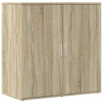 vidaXL Dulapuri, 2 buc., stejar sonoma, 79x38x80 cm, lemn prelucrat vidaXL Dulapuri, 2 buc., stejar sonoma, 79x38x80 cm, lemn prelucrat
