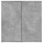 vidaXL Dulapuri, 2 buc., gri beton, 79x38x80 cm, lemn prelucrat