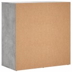 vidaXL Dulapuri, 2 buc., gri beton, 79x38x80 cm, lemn prelucrat