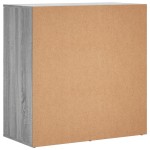 vidaXL Comode, 2 buc., gri sonoma, 79x38x80 cm, lemn compozit vidaXL Comode, 2 buc., gri sonoma, 79x38x80 cm, lemn compozit