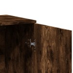 vidaXL Servantă, 3 buc., stejar fumuriu, lemn prelucrat vidaXL Servantă, 3 buc., stejar fumuriu, lemn prelucrat