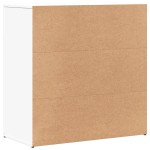 vidaXL Dulapuri, alb, 2 buc., 79x38x80 cm, lemn prelucrat vidaXL Dulapuri, alb, 2 buc., 79x38x80 cm, lemn prelucrat