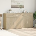 vidaXL Dulapuri, 2 buc., stejar sonoma, 79x38x80 cm, lemn prelucrat vidaXL Dulapuri, 2 buc., stejar sonoma, 79x38x80 cm, lemn prelucrat