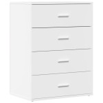 vidaXL Servante, 2 buc., alb, 60x39x80 cm, lemn prelucrat