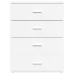 vidaXL Servante, 2 buc., alb, 60x39x80 cm, lemn prelucrat