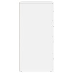 vidaXL Servante, 2 buc., alb, 60x39x80 cm, lemn prelucrat