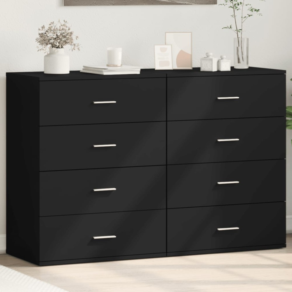 vidaXL Dulapuri, 2 buc., alb, 60x39x80 cm, lemn prelucrat