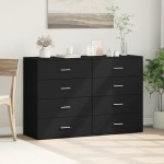 vidaXL Dulapuri, 2 buc., alb, 60x39x80 cm, lemn prelucrat