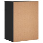 vidaXL Dulapuri, 2 buc., alb, 60x39x80 cm, lemn prelucrat