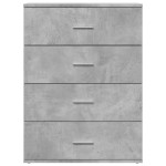 vidaXL Dulapuri, 2 buc., gri beton, 60x39x80 cm, lemn prelucrat