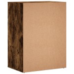 vidaXL Dulapuri, 2 buc., stejar fumuriu, 60x39x80 cm, lemn prelucrat
