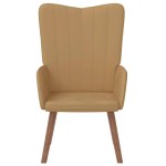 vidaXL Scaun de relaxare, maro, catifea