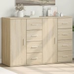 vidaXL Dulapuri, 2 buc., stejar sonoma, 59x39x80 cm, lemn prelucrat