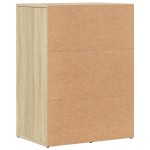 vidaXL Dulapuri, 2 buc., stejar sonoma, 59x39x80 cm, lemn prelucrat