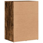 vidaXL Dulapuri, 2 buc., stejar fumuriu, 59x39x80 cm, lemn compozit vidaXL Dulapuri, 2 buc., stejar fumuriu, 59x39x80 cm, lemn compozit