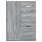 vidaXL Dulapuri, 2 buc., gri sonoma, 59x39x80 cm, lemn compozit