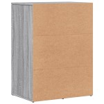 vidaXL Dulapuri, 2 buc., gri sonoma, 59x39x80 cm, lemn compozit