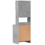 vidaXL Dulap de bucătărie, gri beton, 60x50x180 cm, lemn prelucrat