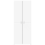 vidaXL Fișet, alb, 60x32x153 cm, lemn prelucrat vidaXL Fișet, alb, 60x32x153 cm, lemn prelucrat
