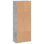 vidaXL Fișet, gri beton, 60x32x153 cm, lemn prelucrat vidaXL Fișet, gri beton, 60x32x153 cm, lemn prelucrat