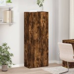 vidaXL Fișet, stejar fumuriu, 60x32x153 cm, lemn prelucrat vidaXL Fișet, stejar fumuriu, 60x32x153 cm, lemn prelucrat