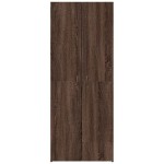 vidaXL Fișet, stejar maro, 60x32x153 cm, lemn prelucrat vidaXL Fișet, stejar maro, 60x32x153 cm, lemn prelucrat