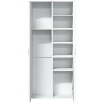 vidaXL Dulap înalt, alb, 80x35x180 cm, lemn prelucrat