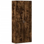 vidaXL Dulap înalt, stejar fumuriu, 80x35x180 cm, lemn prelucrat
