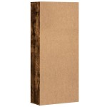 vidaXL Dulap înalt, stejar fumuriu, 80x35x180 cm, lemn prelucrat