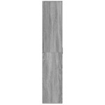 vidaXL Dulap înalt, gri sonoma, 80x35x180 cm, lemn prelucrat