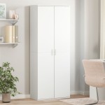 vidaXL Dulap înalt, alb, 70x35x180 cm, lemn prelucrat vidaXL Dulap înalt, alb, 70x35x180 cm, lemn prelucrat