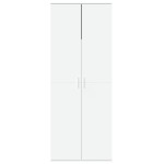 vidaXL Dulap înalt, alb, 70x35x180 cm, lemn prelucrat vidaXL Dulap înalt, alb, 70x35x180 cm, lemn prelucrat