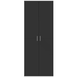 vidaXL Dulap înalt, negru, 70x35x180 cm, lemn prelucrat vidaXL Dulap înalt, negru, 70x35x180 cm, lemn prelucrat