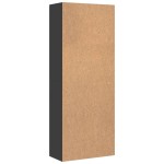 vidaXL Dulap înalt, negru, 70x35x180 cm, lemn prelucrat vidaXL Dulap înalt, negru, 70x35x180 cm, lemn prelucrat