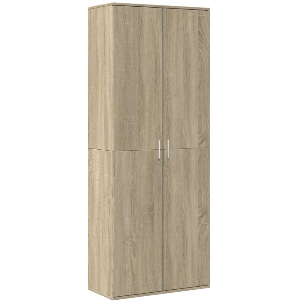 vidaXL Dulap înalt, stejar sonoma, 70x35x180 cm, lemn prelucrat