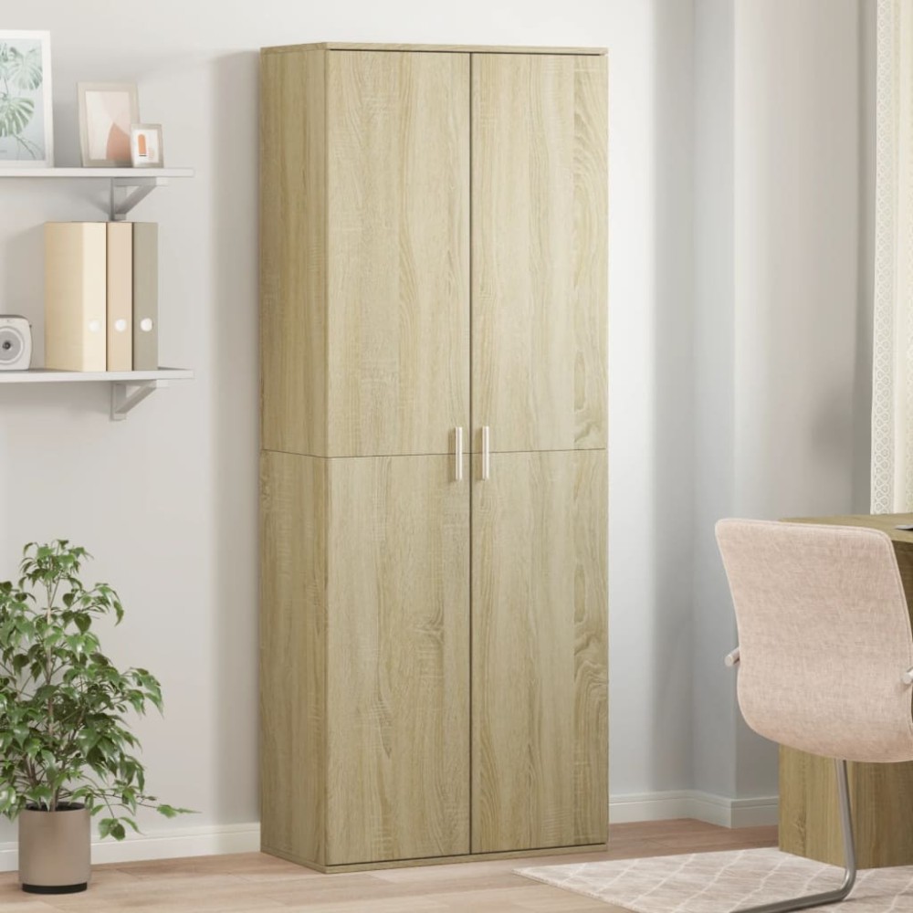 vidaXL Dulap înalt, stejar sonoma, 70x35x180 cm, lemn prelucrat