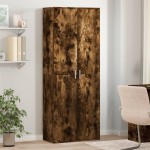 vidaXL Dulap înalt, stejar fumuriu, 70x35x180 cm, lemn prelucrat vidaXL Dulap înalt, stejar fumuriu, 70x35x180 cm, lemn prelucrat