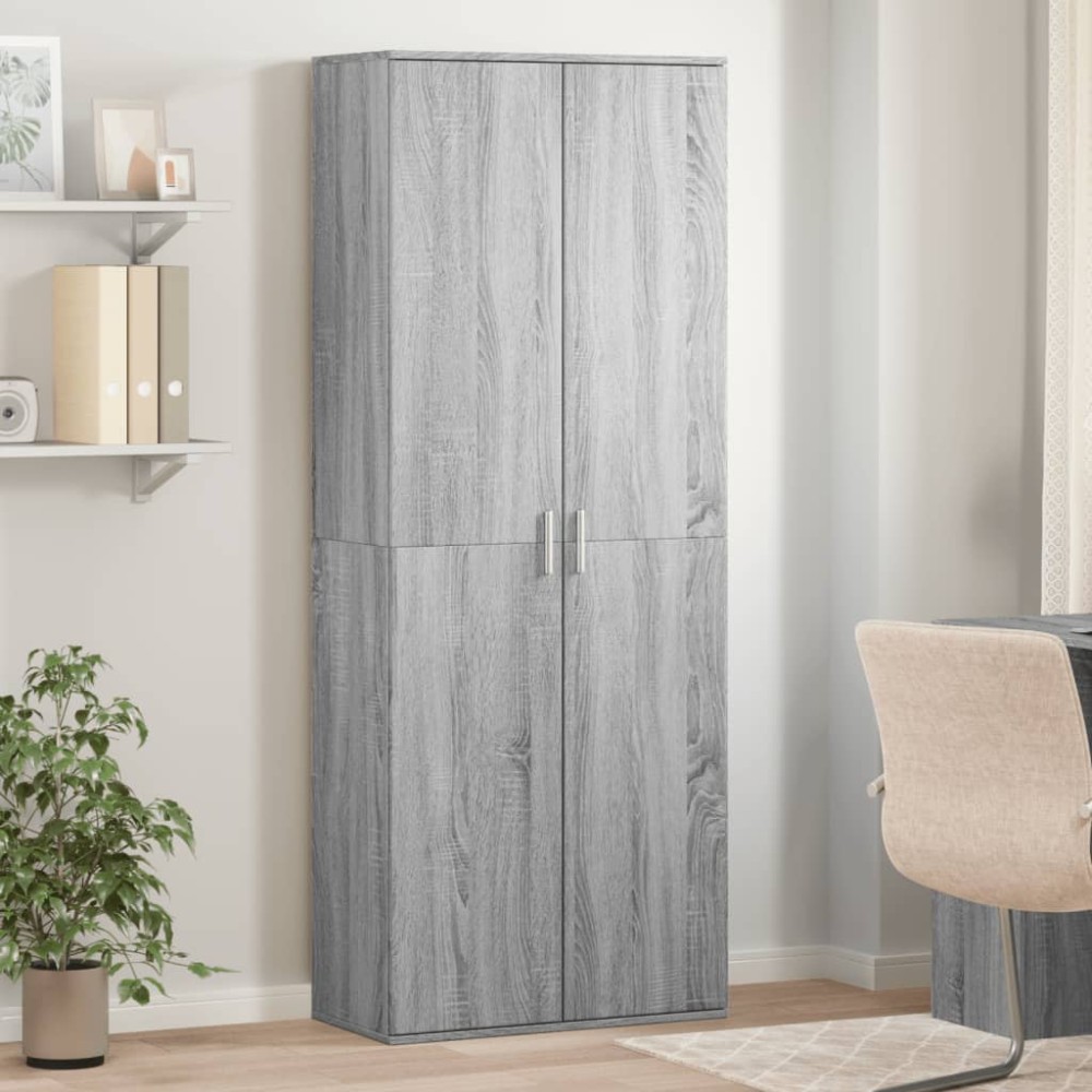 vidaXL Dulap înalt, gri sonoma, 70x35x180 cm, lemn prelucrat