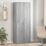 vidaXL Dulap înalt, gri sonoma, 70x35x180 cm, lemn prelucrat