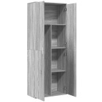vidaXL Dulap înalt, gri sonoma, 70x35x180 cm, lemn prelucrat