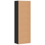 vidaXL Dulap înalt, negru, 60x35x180 cm, lemn prelucrat