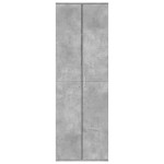 vidaXL Dulap înalt, gri beton, 60x35x180 cm, lemn prelucrat