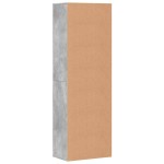 vidaXL Dulap înalt, gri beton, 60x35x180 cm, lemn prelucrat