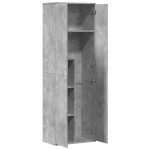 vidaXL Dulap înalt, gri beton, 60x35x180 cm, lemn prelucrat