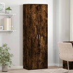 vidaXL Dulap înalt, stejar fumuriu, 60x35x180 cm, lemn prelucrat vidaXL Dulap înalt, stejar fumuriu, 60x35x180 cm, lemn prelucrat