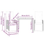 vidaXL Set bistro de grădină cu perne, 3 piese, negru, poliratan vidaXL Set bistro de grădină cu perne, 3 piese, negru, poliratan