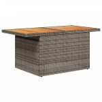 vidaXL Set canapea de grădină cu perne, 2 piese, poliratan/lemn acacia