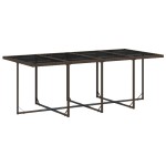 vidaXL Set mobilier de grădină, 13 piese, maro, cu perne, poliratan vidaXL Set mobilier de grădină, 13 piese, maro, cu perne, poliratan