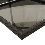 vidaXL Set mobilier de grădină cu perne, 9 piese, negru, poliratan vidaXL Set mobilier de grădină cu perne, 9 piese, negru, poliratan