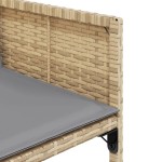 vidaXL Set mobilier pentru grădină, 5 piese, cu perne, bej, poliratan vidaXL Set mobilier pentru grădină, 5 piese, cu perne, bej, poliratan